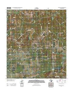 Crockett NE Texas Historical topographic map, 1:24000 scale, 7.5 X 7.5 Minute, Year 2013
