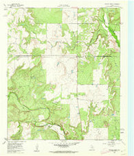 Crooked Creek Texas Historical topographic map, 1:24000 scale, 7.5 X 7.5 Minute, Year 1960