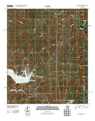Crooked Creek Texas Historical topographic map, 1:24000 scale, 7.5 X 7.5 Minute, Year 2010