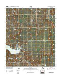 Crooked Creek Texas Historical topographic map, 1:24000 scale, 7.5 X 7.5 Minute, Year 2012