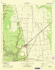 Crosby Texas Historical topographic map, 1:31680 scale, 7.5 X 7.5 Minute, Year 1944