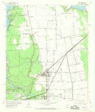 Crosby Texas Historical topographic map, 1:24000 scale, 7.5 X 7.5 Minute, Year 1967