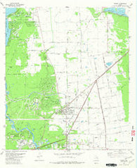 Crosby Texas Historical topographic map, 1:24000 scale, 7.5 X 7.5 Minute, Year 1982