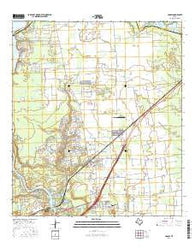 Crosby Texas Current topographic map, 1:24000 scale, 7.5 X 7.5 Minute, Year 2016