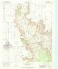 Crosbyton Texas Historical topographic map, 1:24000 scale, 7.5 X 7.5 Minute, Year 1966