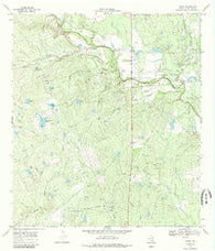 Cross Texas Historical topographic map, 1:24000 scale, 7.5 X 7.5 Minute, Year 1969