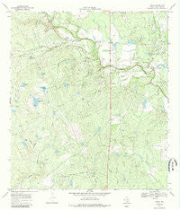Cross Texas Historical topographic map, 1:24000 scale, 7.5 X 7.5 Minute, Year 1969