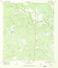 Cross Texas Historical topographic map, 1:24000 scale, 7.5 X 7.5 Minute, Year 1969