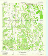 Cross Cut Texas Historical topographic map, 1:24000 scale, 7.5 X 7.5 Minute, Year 1960