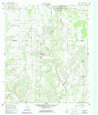 Cross Cut Texas Historical topographic map, 1:24000 scale, 7.5 X 7.5 Minute, Year 1960