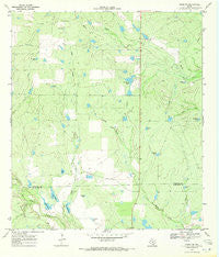 Cross NE Texas Historical topographic map, 1:24000 scale, 7.5 X 7.5 Minute, Year 1969