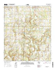 Cross Cut Texas Current topographic map, 1:24000 scale, 7.5 X 7.5 Minute, Year 2016