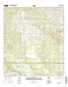 Cross NE Texas Current topographic map, 1:24000 scale, 7.5 X 7.5 Minute, Year 2016