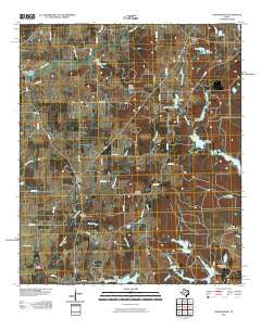 Cross Roads Texas Historical topographic map, 1:24000 scale, 7.5 X 7.5 Minute, Year 2010