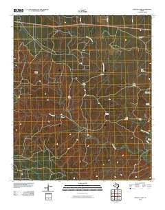 Croton Camp Texas Historical topographic map, 1:24000 scale, 7.5 X 7.5 Minute, Year 2010