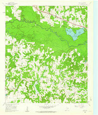 Crow Texas Historical topographic map, 1:24000 scale, 7.5 X 7.5 Minute, Year 1960