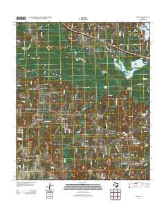 Crow Texas Historical topographic map, 1:24000 scale, 7.5 X 7.5 Minute, Year 2012