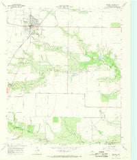 Crowell Texas Historical topographic map, 1:24000 scale, 7.5 X 7.5 Minute, Year 1966