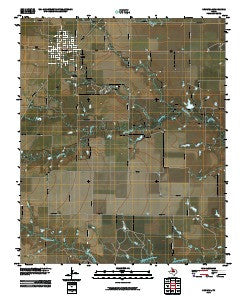 Crowell Texas Historical topographic map, 1:24000 scale, 7.5 X 7.5 Minute, Year 2010
