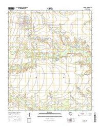 Crowell Texas Current topographic map, 1:24000 scale, 7.5 X 7.5 Minute, Year 2016