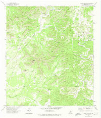 Crown Mountain Texas Historical topographic map, 1:24000 scale, 7.5 X 7.5 Minute, Year 1971