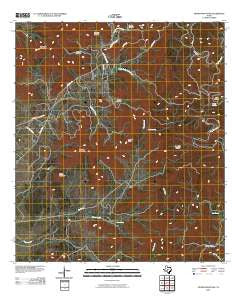 Crown Mountain Texas Historical topographic map, 1:24000 scale, 7.5 X 7.5 Minute, Year 2010