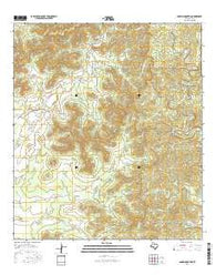Crown Mountain Texas Current topographic map, 1:24000 scale, 7.5 X 7.5 Minute, Year 2016
