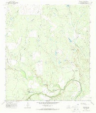 Crowther Texas Historical topographic map, 1:24000 scale, 7.5 X 7.5 Minute, Year 1965