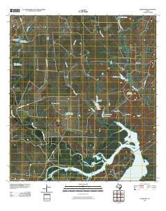 Crowther Texas Historical topographic map, 1:24000 scale, 7.5 X 7.5 Minute, Year 2010
