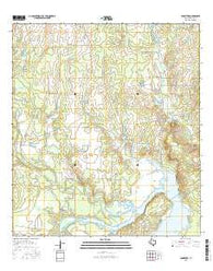 Crowther Texas Current topographic map, 1:24000 scale, 7.5 X 7.5 Minute, Year 2016