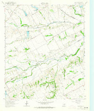 Cryer Creek Texas Historical topographic map, 1:24000 scale, 7.5 X 7.5 Minute, Year 1962