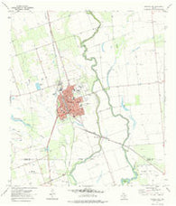 Crystal City Texas Historical topographic map, 1:24000 scale, 7.5 X 7.5 Minute, Year 1972