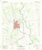 Crystal City Texas Historical topographic map, 1:24000 scale, 7.5 X 7.5 Minute, Year 1972