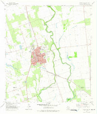 Crystal City Texas Historical topographic map, 1:24000 scale, 7.5 X 7.5 Minute, Year 1972