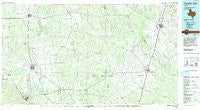 Crystal City Texas Historical topographic map, 1:100000 scale, 30 X 60 Minute, Year 1985