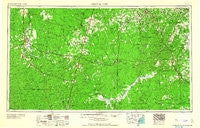 Crystal City Texas Historical topographic map, 1:250000 scale, 1 X 2 Degree, Year 1961