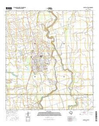 Crystal City Texas Current topographic map, 1:24000 scale, 7.5 X 7.5 Minute, Year 2016