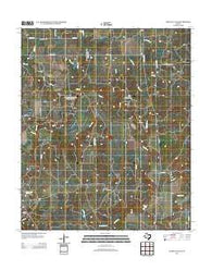 Crystal Falls Texas Historical topographic map, 1:24000 scale, 7.5 X 7.5 Minute, Year 2012