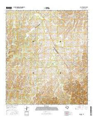 Cub Lake Texas Current topographic map, 1:24000 scale, 7.5 X 7.5 Minute, Year 2016
