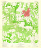 Cuero Texas Historical topographic map, 1:24000 scale, 7.5 X 7.5 Minute, Year 1960