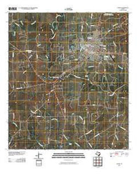 Cuero Texas Historical topographic map, 1:24000 scale, 7.5 X 7.5 Minute, Year 2010