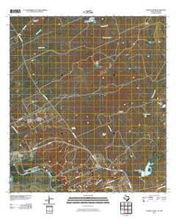 Cuervo Creek Texas Historical topographic map, 1:24000 scale, 7.5 X 7.5 Minute, Year 2010