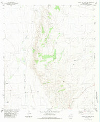 Cuesta Del Burro NW Texas Historical topographic map, 1:24000 scale, 7.5 X 7.5 Minute, Year 1983