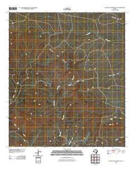 Cuesta Del Burro East Texas Historical topographic map, 1:24000 scale, 7.5 X 7.5 Minute, Year 2010
