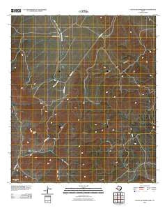 Cuesta Del Burro West Texas Historical topographic map, 1:24000 scale, 7.5 X 7.5 Minute, Year 2010