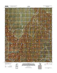 Cuesta Del Burro West Texas Historical topographic map, 1:24000 scale, 7.5 X 7.5 Minute, Year 2012