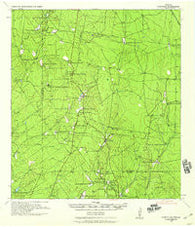 Cuevitas Texas Historical topographic map, 1:62500 scale, 15 X 15 Minute, Year 1938