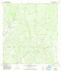 Cuevitas Texas Historical topographic map, 1:24000 scale, 7.5 X 7.5 Minute, Year 1972