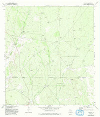 Cuevitas Texas Historical topographic map, 1:24000 scale, 7.5 X 7.5 Minute, Year 1972