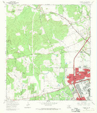 Culebra Hill Texas Historical topographic map, 1:24000 scale, 7.5 X 7.5 Minute, Year 1966